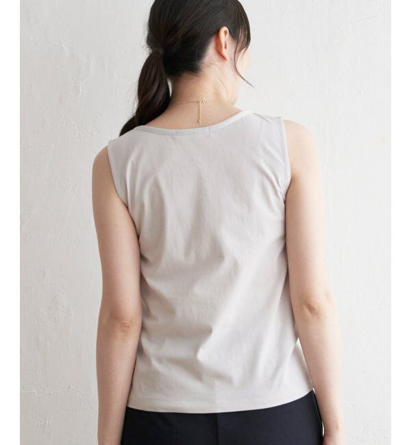 ikka「コットンUSAアビガイルタンクトップ」|タンクトップ|