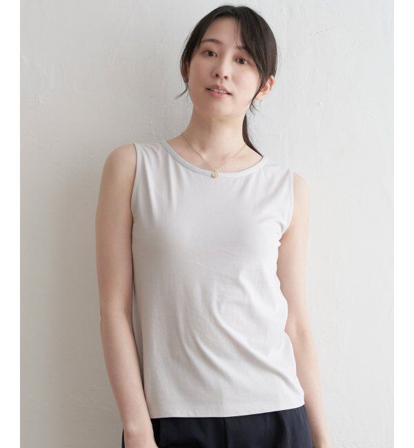 ikka「コットンUSAアビガイルタンクトップ」|タンクトップ|