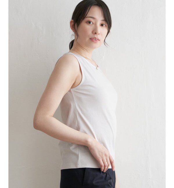 ikka「コットンUSAアビガイルタンクトップ」|タンクトップ|