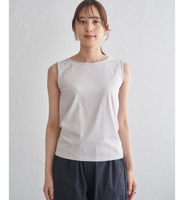 ikka「コットンUSAアビガイルタンクトップ」|タンクトップ|