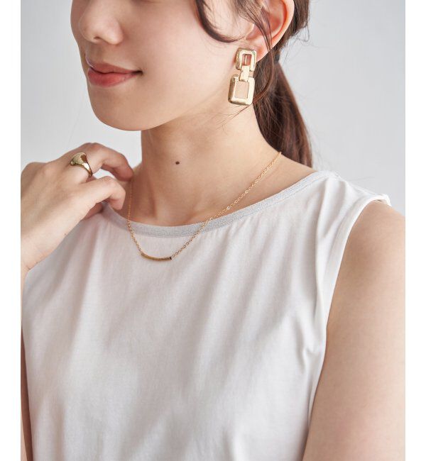 ikka「コットンUSAアビガイルタンクトップ」|タンクトップ|