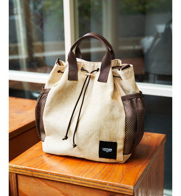 ikka「【雑誌InRed5月号掲載】ポリジュート2WAY巾着バッグ」|その他|