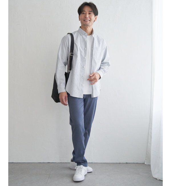 ikka「イージーケアソフトOXスイスカラーボタンダウンシャツ」|シャツ・ブラウス|