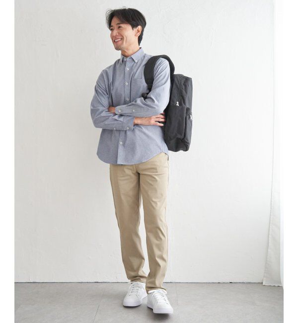 ikka「イージーケアソフトOXスイスカラーボタンダウンシャツ」|シャツ・ブラウス|