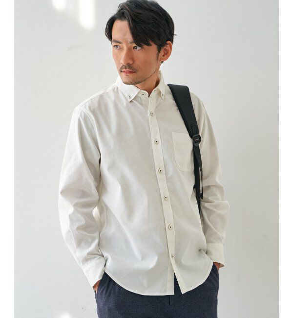 ikka「イージーケアソフトOXスイスカラーボタンダウンシャツ」|シャツ・ブラウス|