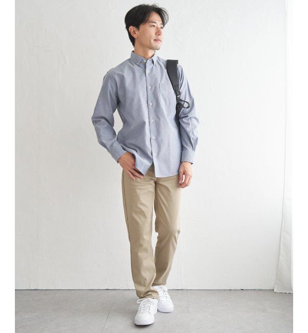 ikka「イージーケアソフトOXスイスカラーボタンダウンシャツ」|シャツ・ブラウス|