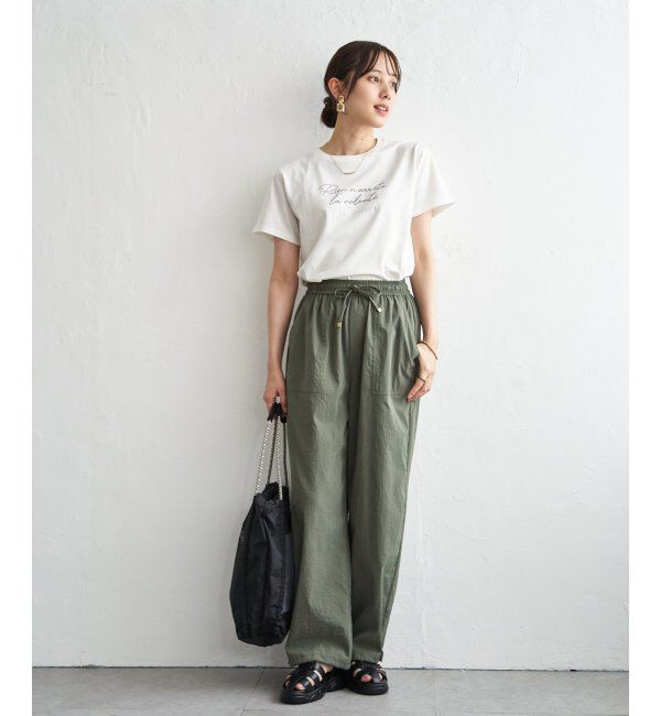 ikka「【雑誌InRed5月号】ドライテックチノベイカーパンツ　【接触冷感／速乾】」|チノ|