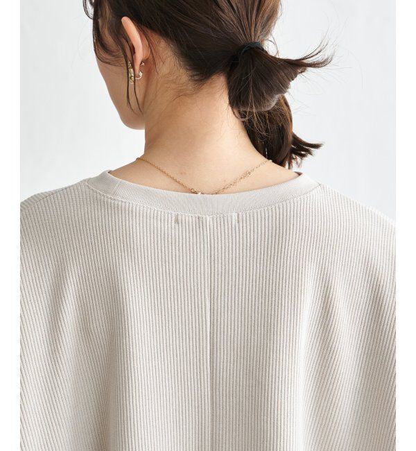 ikka「【雑誌InRed5月号掲載】タックフライスドルマンプルオーバー」|Tシャツ・カットソー|