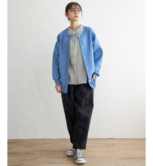 Lbc with Life「オーガニックコットン襟フリルブラウス」|シャツ・ブラウス|