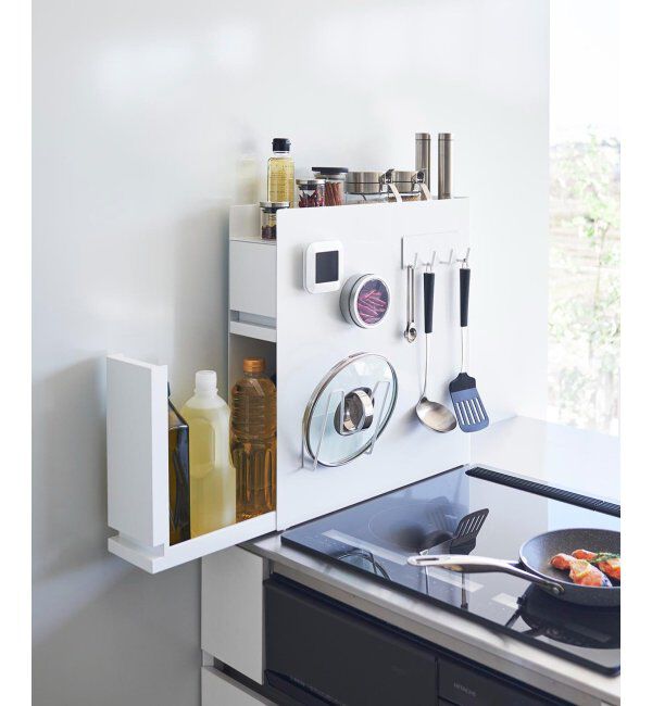 Lbc with Life「【tower】隠せる調味料ラック2段　」|食器・キッチングッズ|