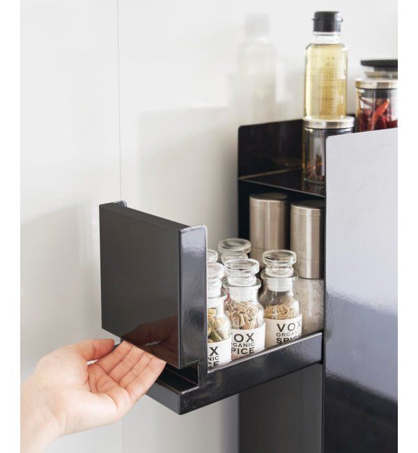 Lbc with Life「【tower】隠せる調味料ラック2段　」|食器・キッチングッズ|