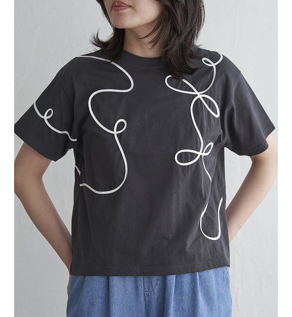 VENCE share style「コード刺繍Tシャツ」|Tシャツ・カットソー|