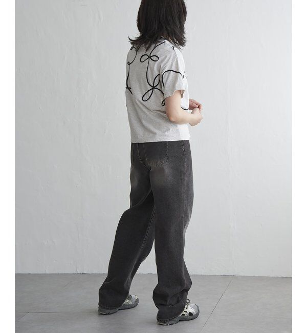 VENCE share style「コード刺繍Tシャツ」|Tシャツ・カットソー|