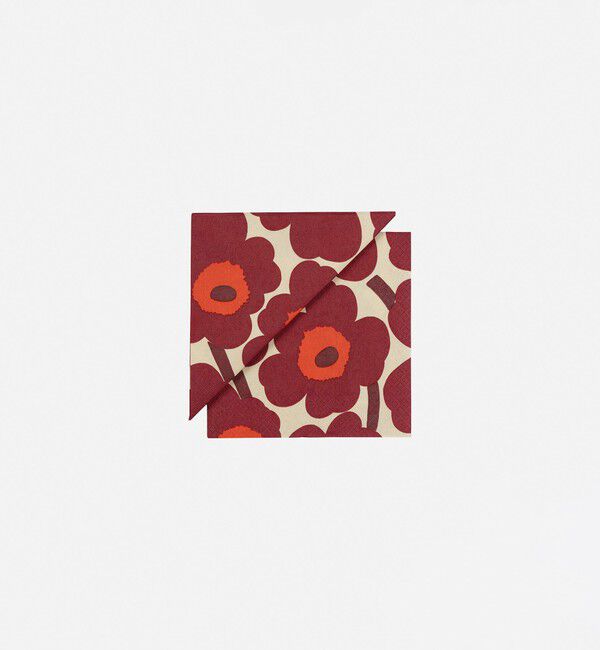 Marimekko「Unikko カクテルナプキン 25&times;25cm」|その他|ﾊﾞﾆﾗ&times;ﾊﾞｰｶﾞﾝﾃﾞｨ&times;ﾚｯﾄ