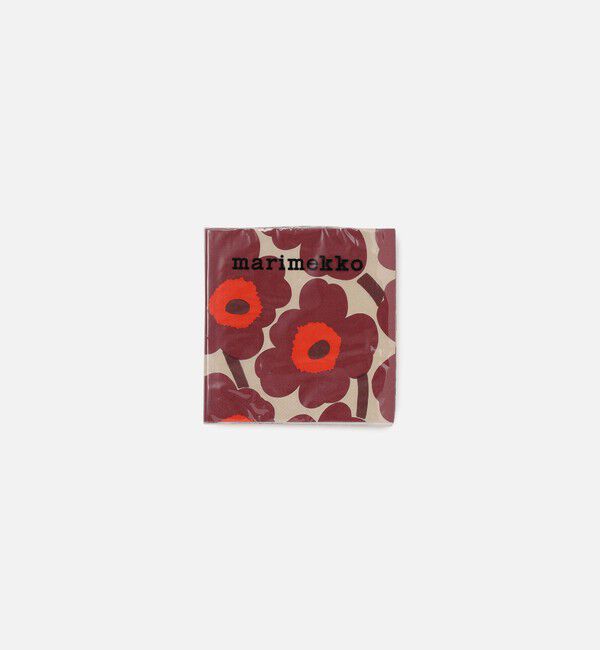 Marimekko「Unikko カクテルナプキン 25&times;25cm」|その他|