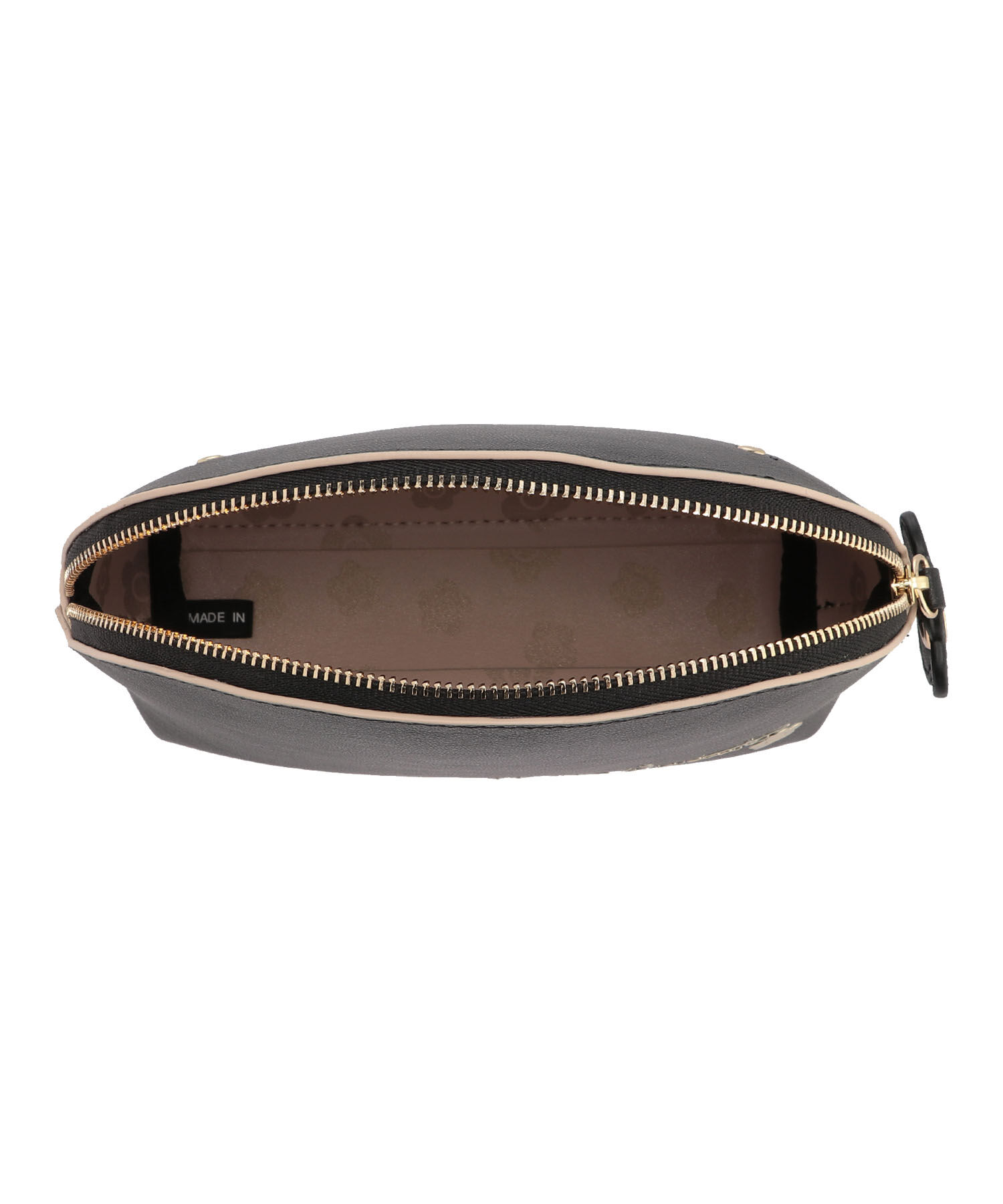 MARY QUANT「フリップサイドデイジー ラウンドポーチL」|ポーチ|