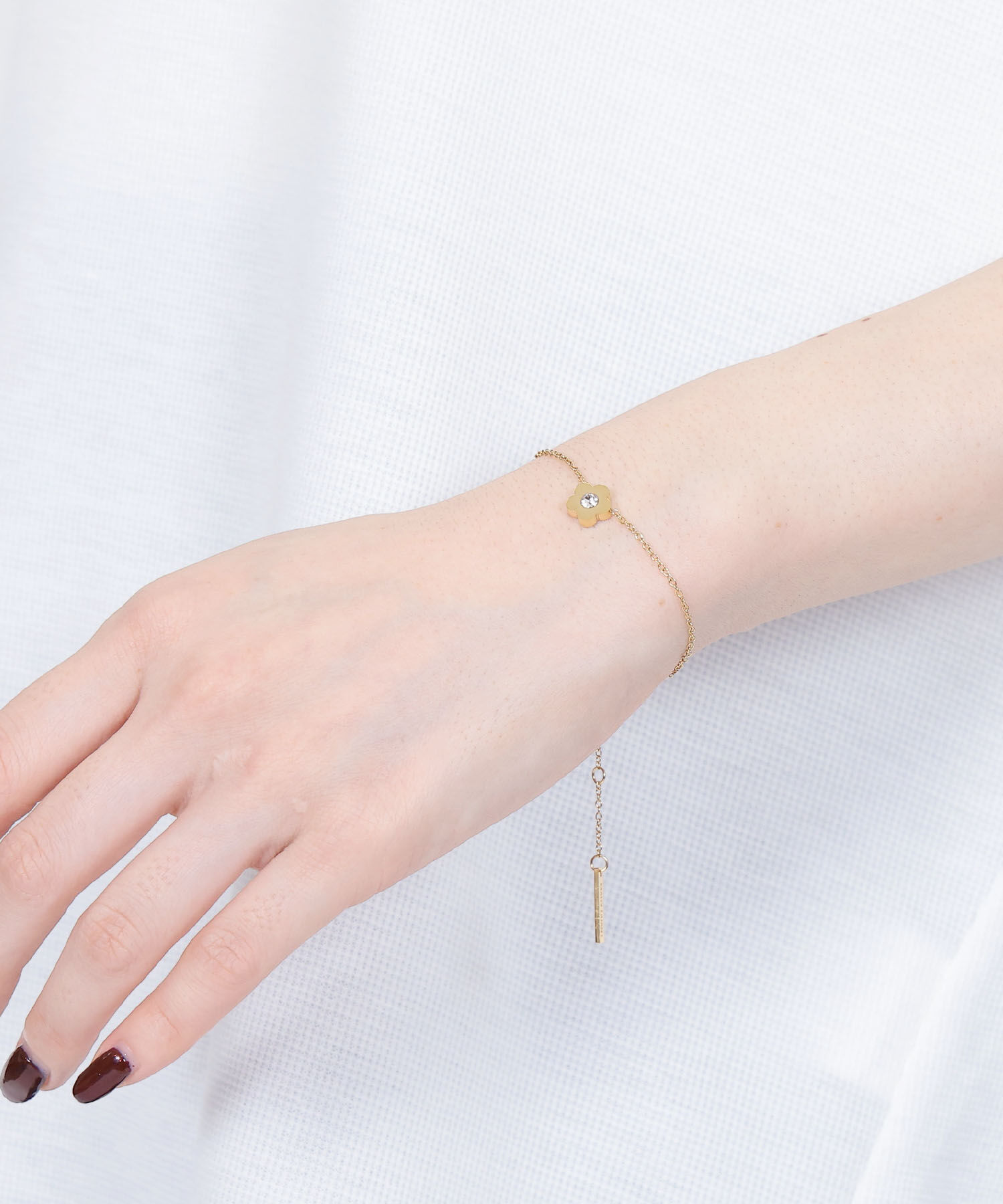 MARY QUANT「プチデイジーステンレス ブレスレット」|ブレスレット・バングル|ゴールド