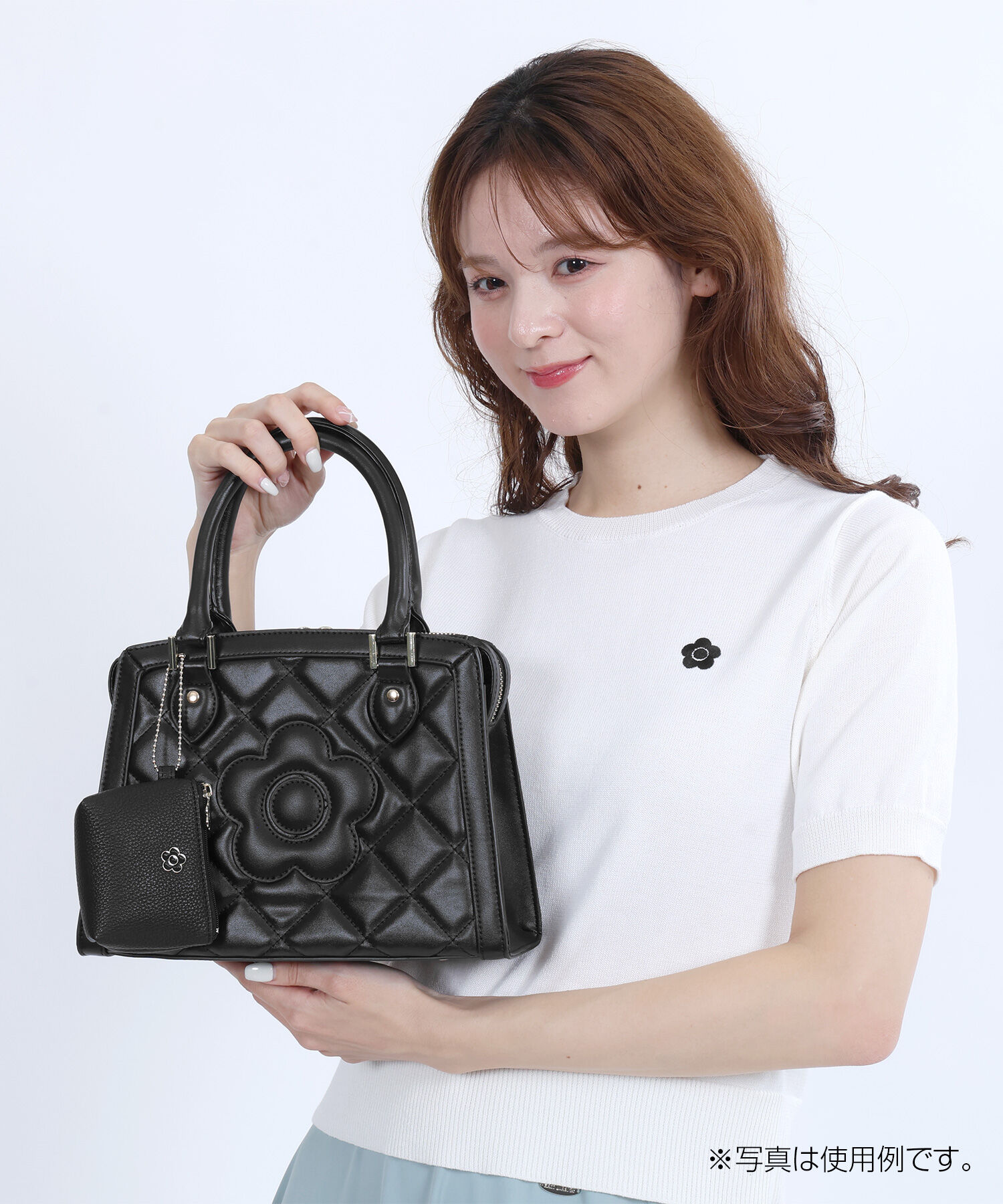 MARY QUANT「シュリンクエポデイジー 舟型ポーチミニミニ」|ポーチ|