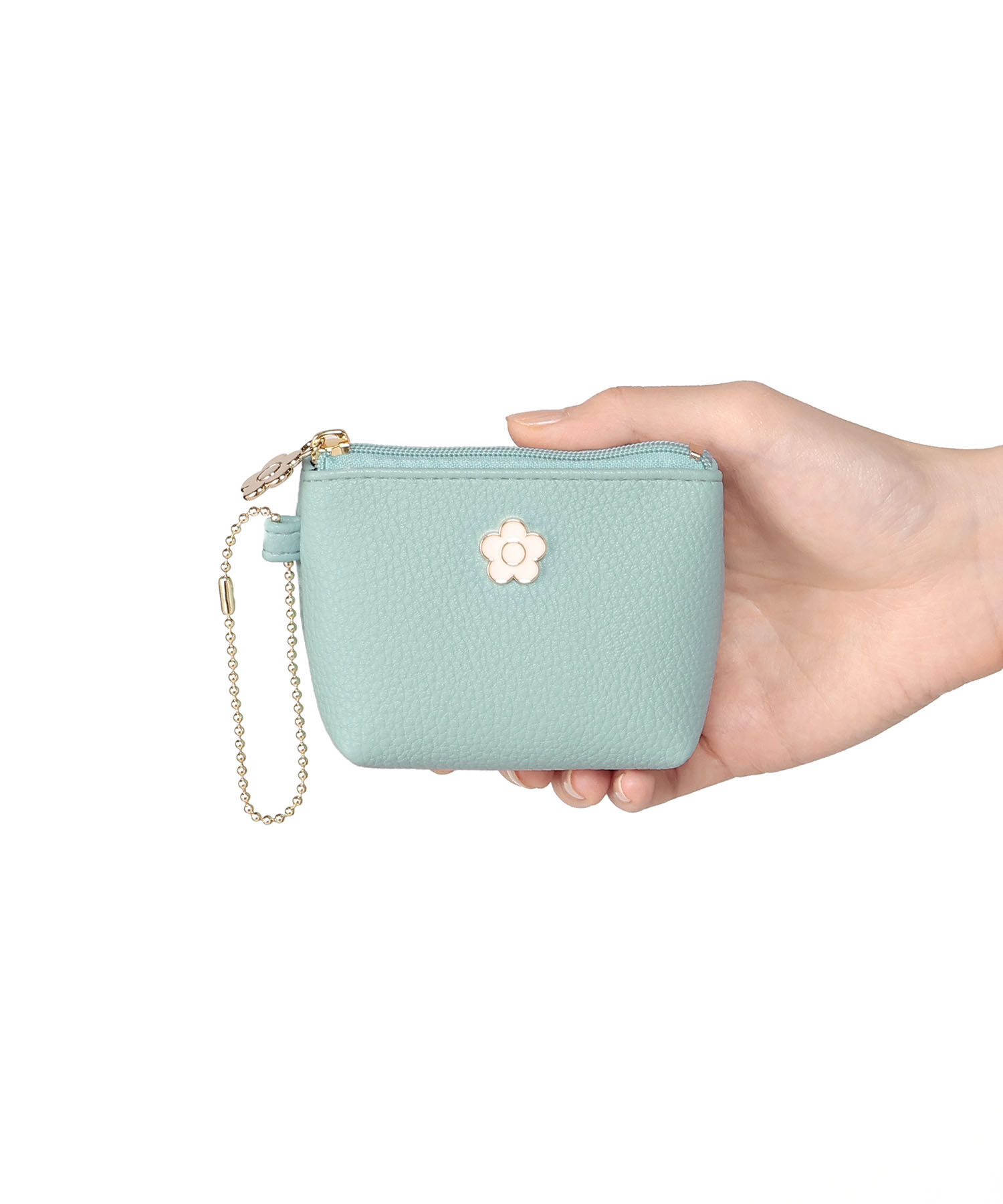 MARY QUANT「シュリンクエポデイジー 舟型ポーチミニミニ」|ポーチ|ライトブルー