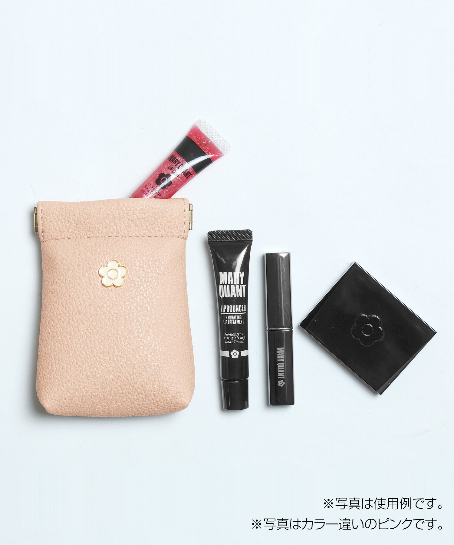 MARY QUANT「シュリンクエポデイジー バネクチポーチスリム」|ポーチ|