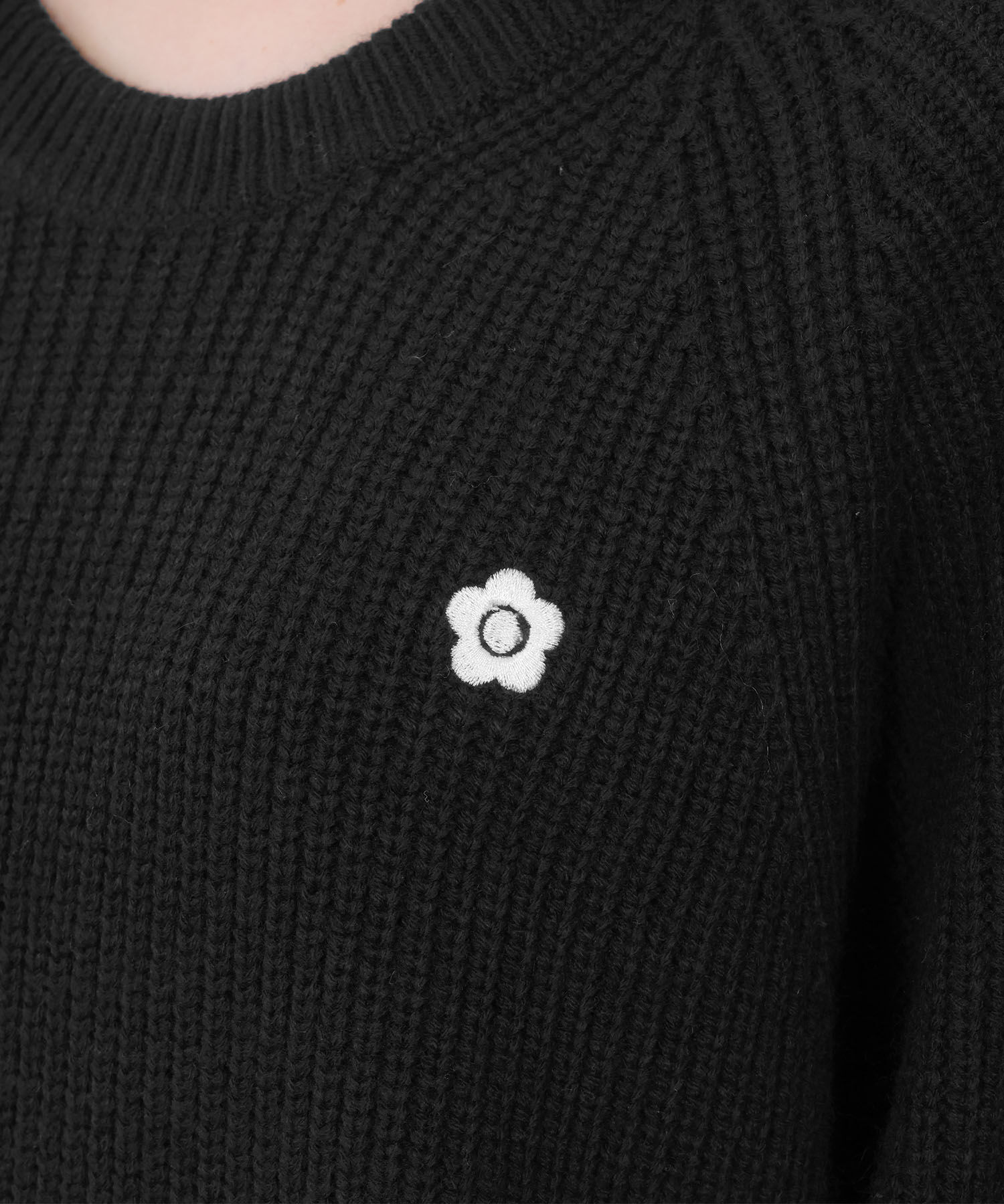 MARY QUANT「畦編みイージーニット プルオーバー」|ニット・セーター|