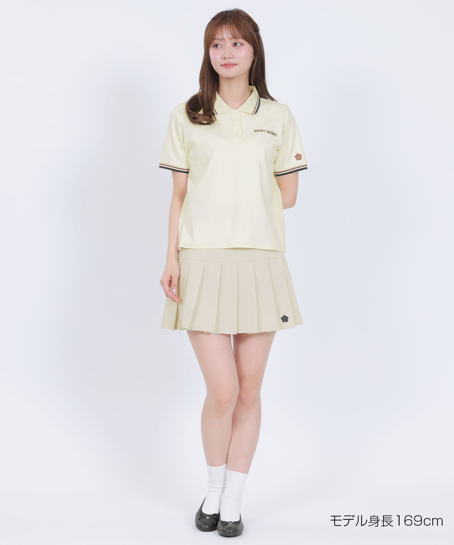 MARY QUANT「レトロロゴポロ プルオーバー」|ポロシャツ|