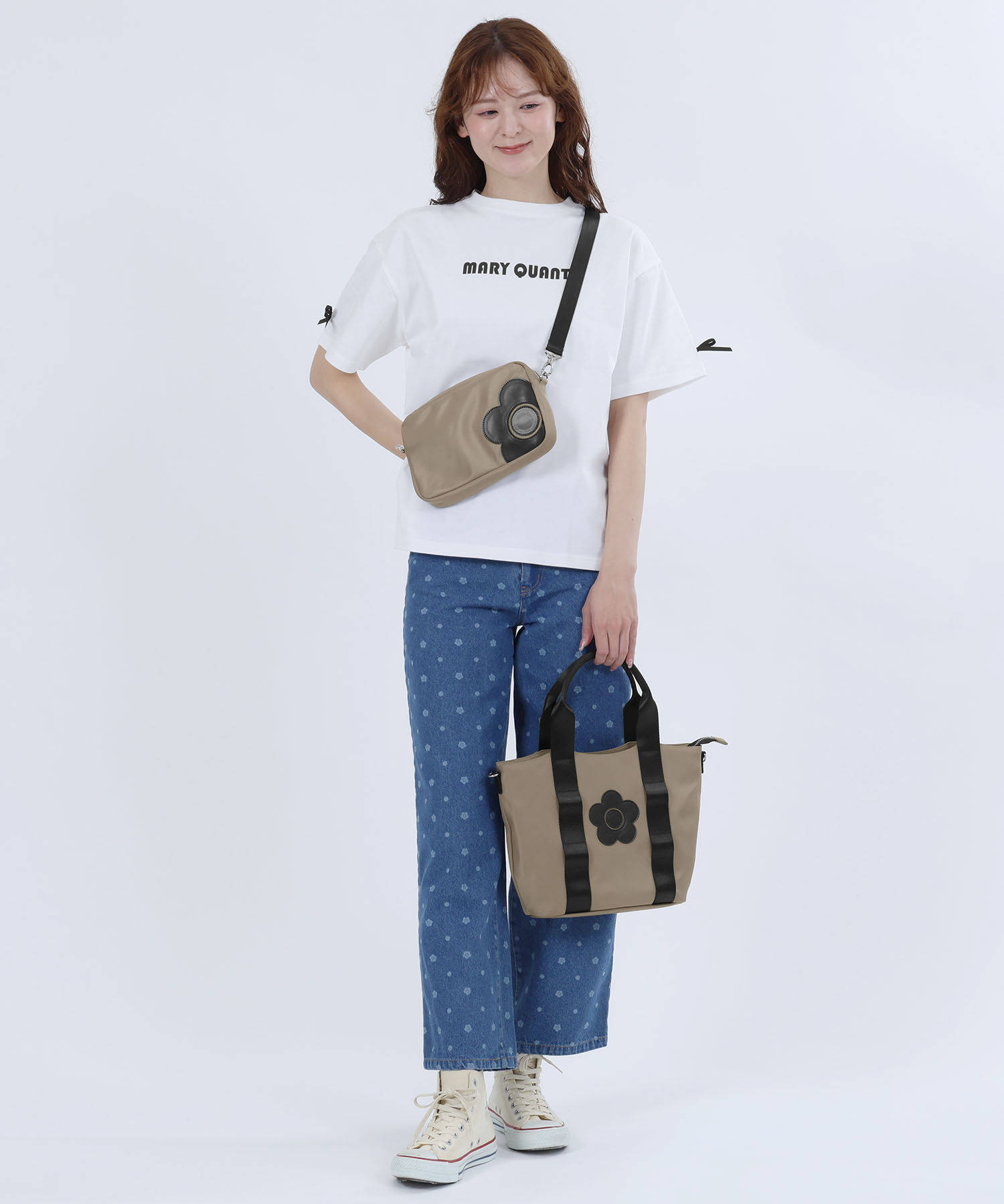 MARY QUANT「デイジーセパレート 2WAYトート」|ショルダー・メッセンジャー|