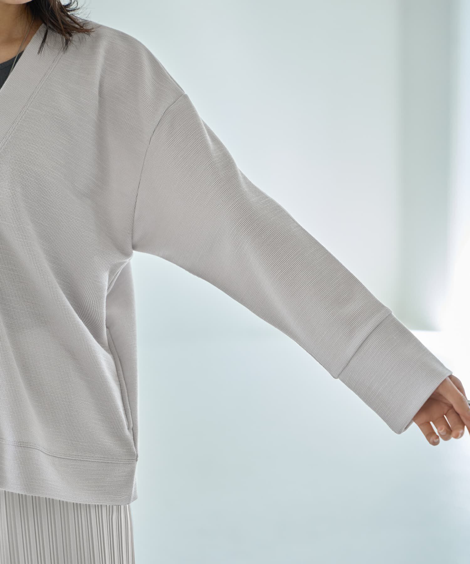 STYLE DELI「サーマル調カットソーカーディガン」|カーディガン|