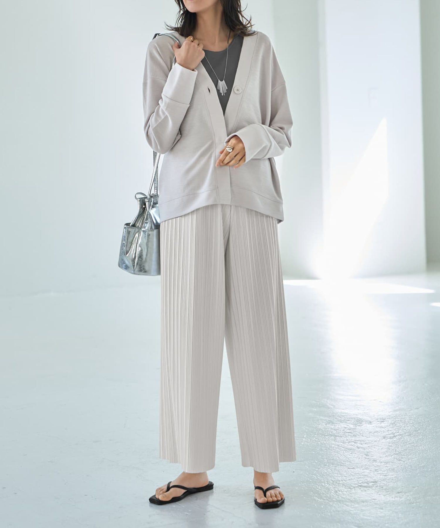 STYLE DELI「サーマル調カットソーカーディガン」|カーディガン|