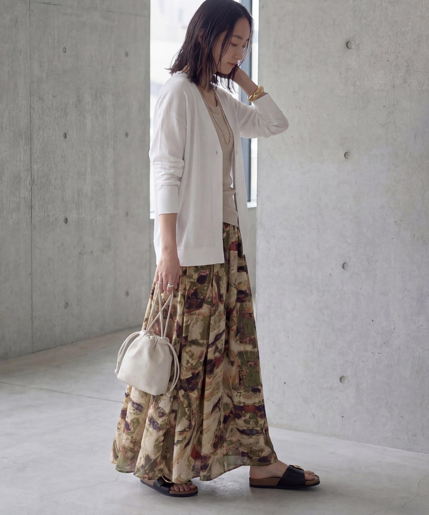 STYLE DELI「サーマル調カットソーカーディガン」|カーディガン|