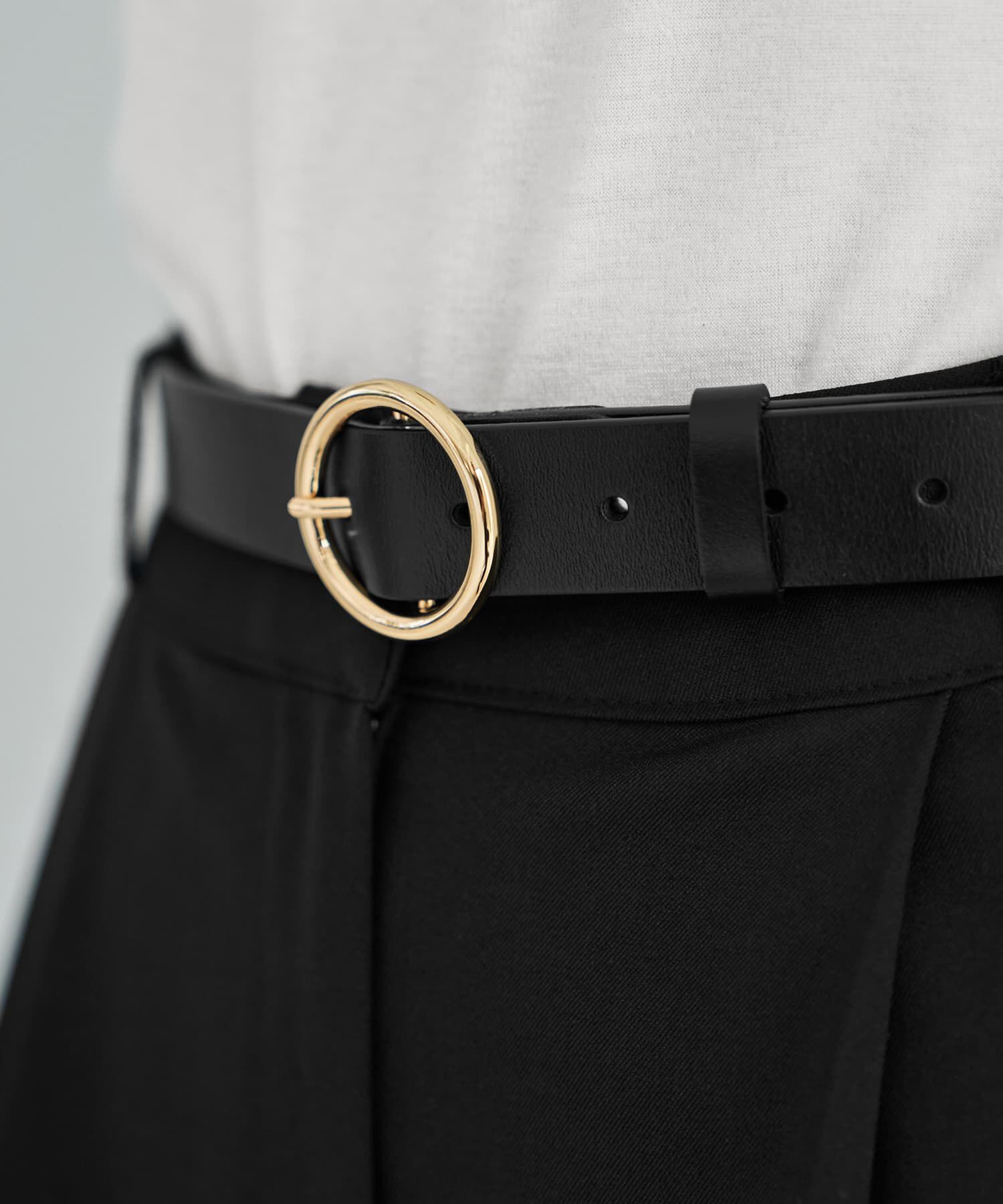 STYLE DELI「【DELI by】サークルバックル本革ベルト」|ベルト|