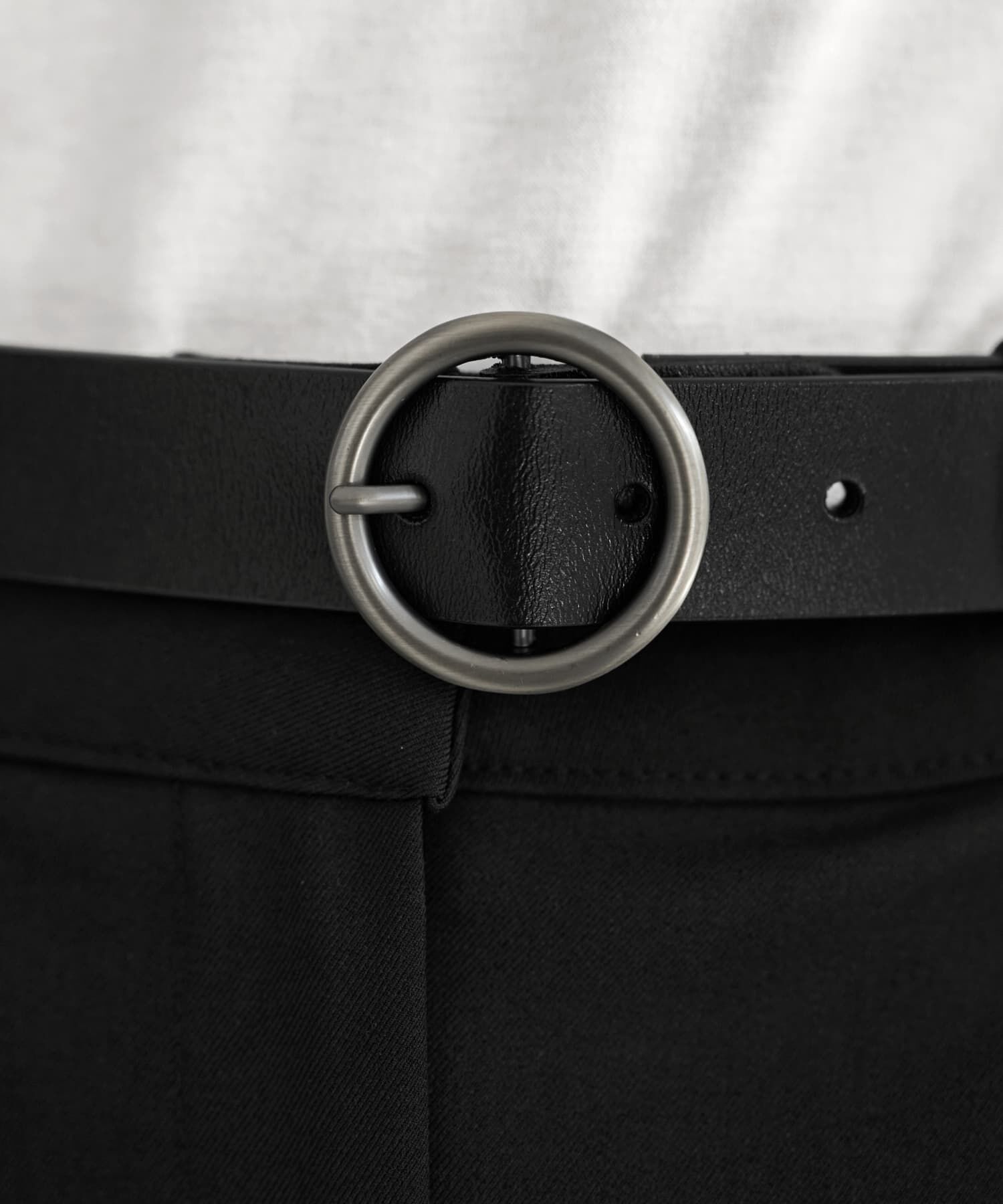 STYLE DELI「【DELI by】サークルバックル本革ベルト」|ベルト|