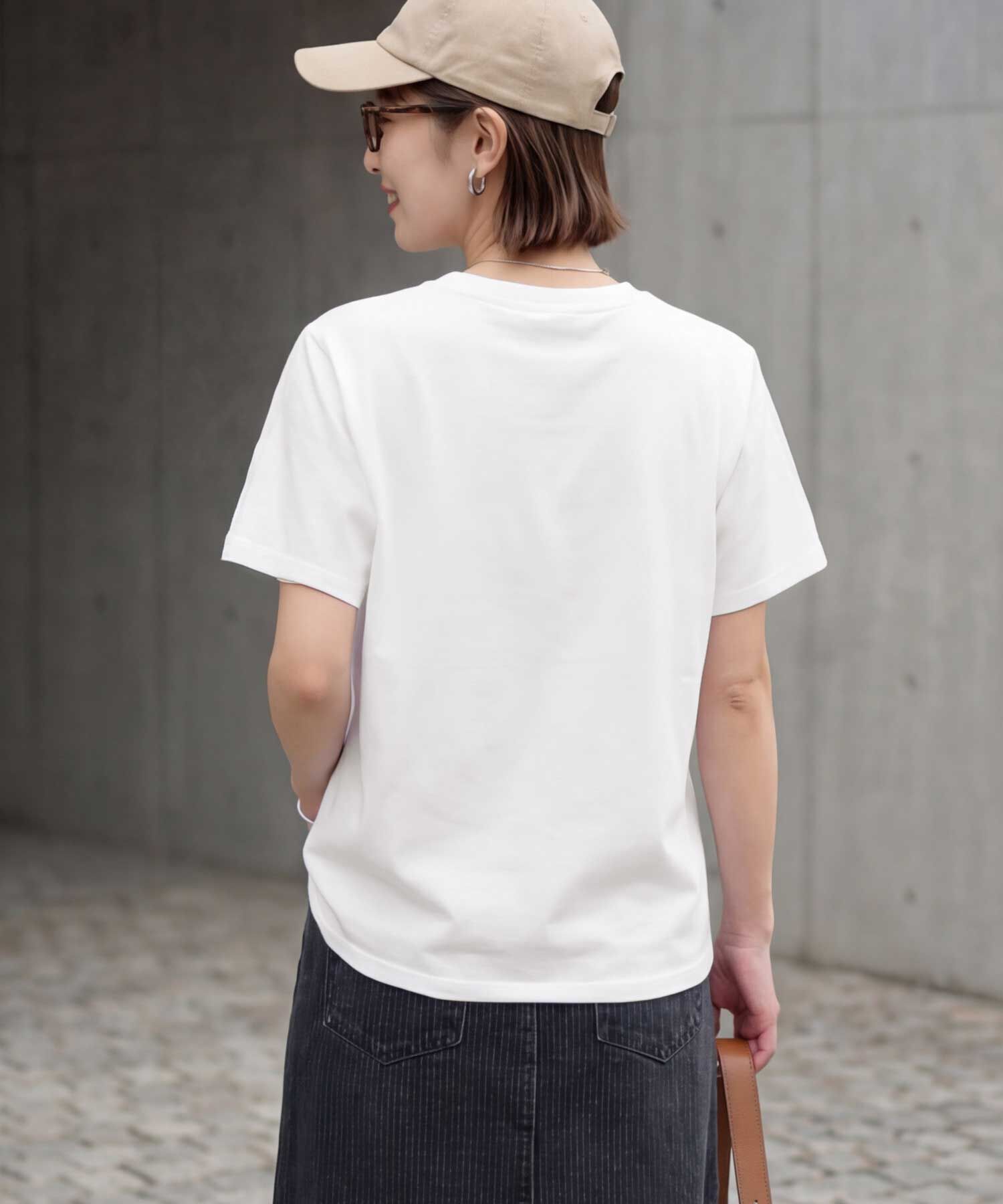 STYLE DELI「スモールメッセージロゴTシャツ」|Tシャツ・カットソー|