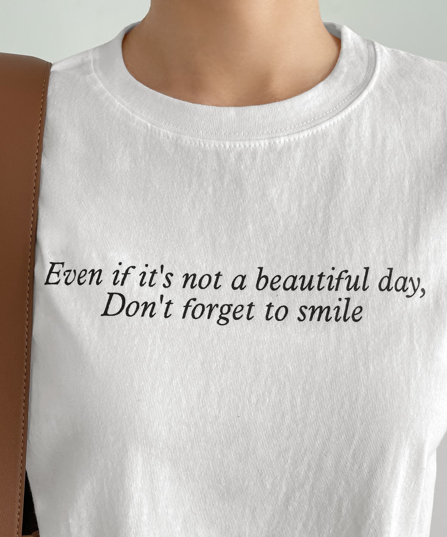 STYLE DELI「スモールメッセージロゴTシャツ」|Tシャツ・カットソー|