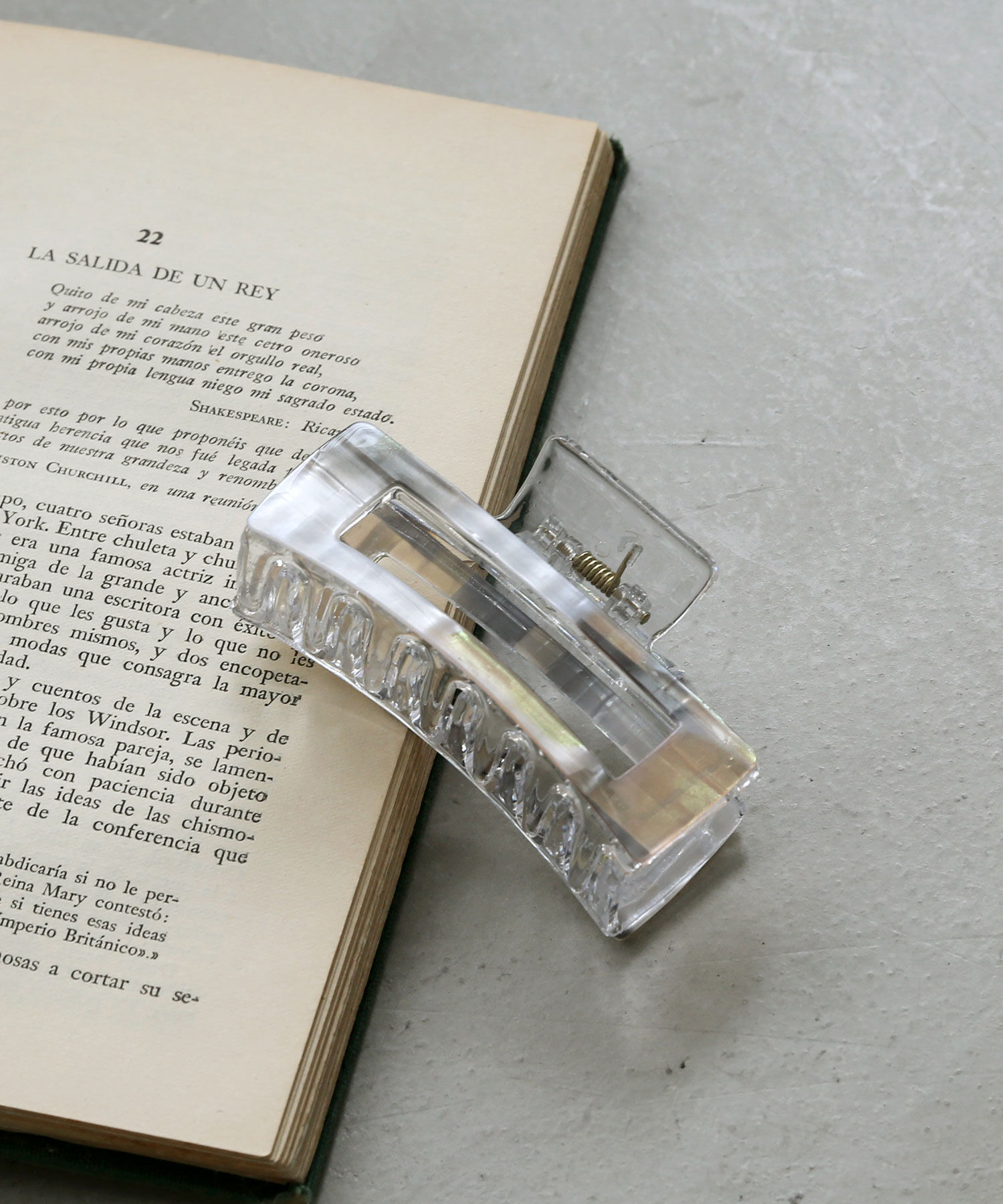  「クリアニュアンスカラーバンスクリップ」|その他|グレー