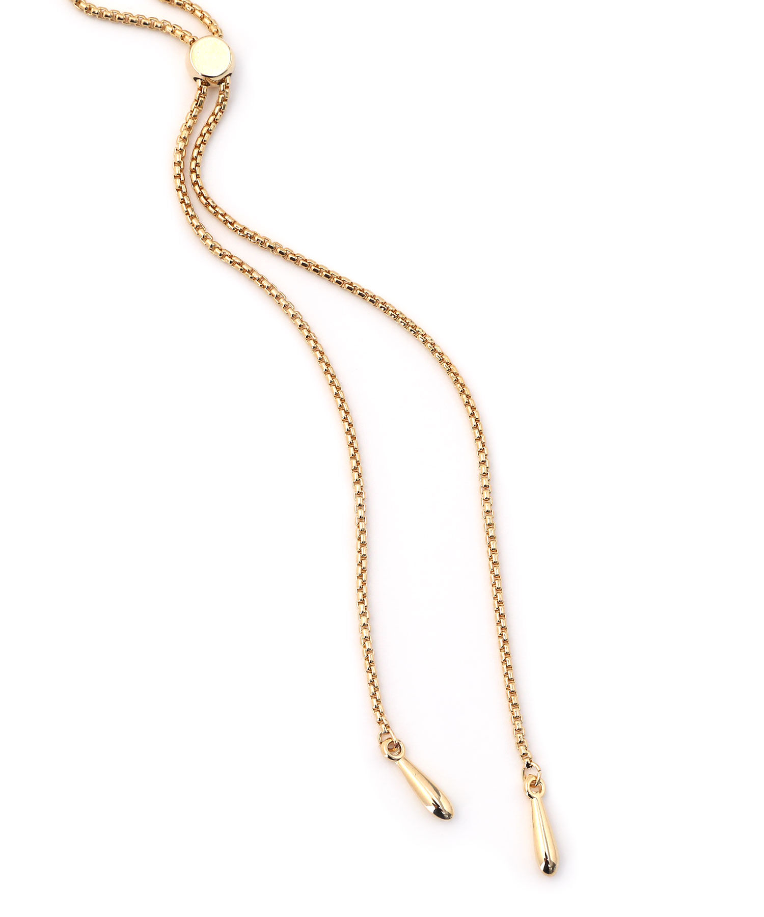  「ポイントトップ チェーンループタイ/ロングネックレス」|ネックレス|