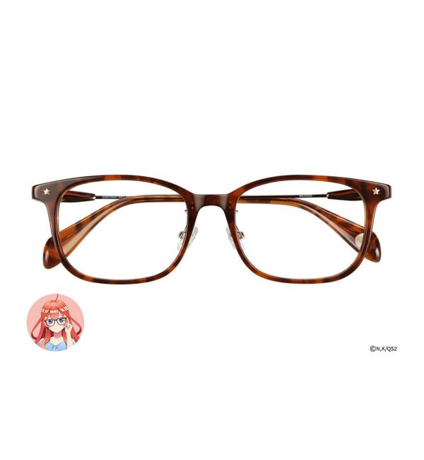  「Zoff｜五等分の花嫁＊ 中野五月モデル[ご予約限定特典アクリルスタンド付き] レンズ交換券付」|メガネ|