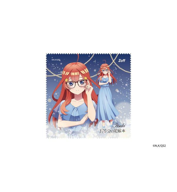  「Zoff｜五等分の花嫁＊ 中野五月モデル[ご予約限定特典アクリルスタンド付き] レンズ交換券付」|メガネ|