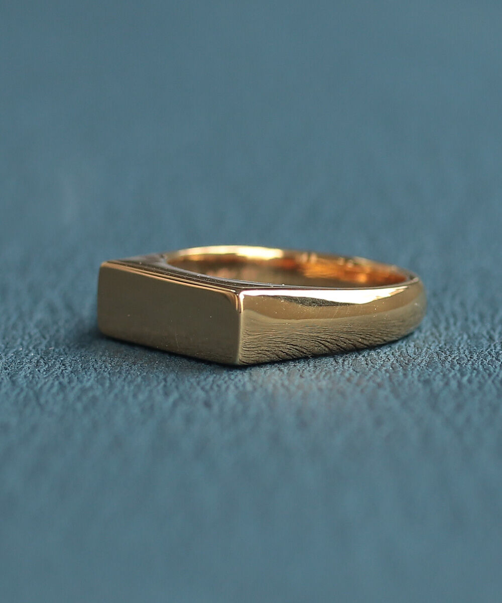 NOIR DE POUPEE「Two as one silver925 シグネットワイドリング　ペア」|リング|