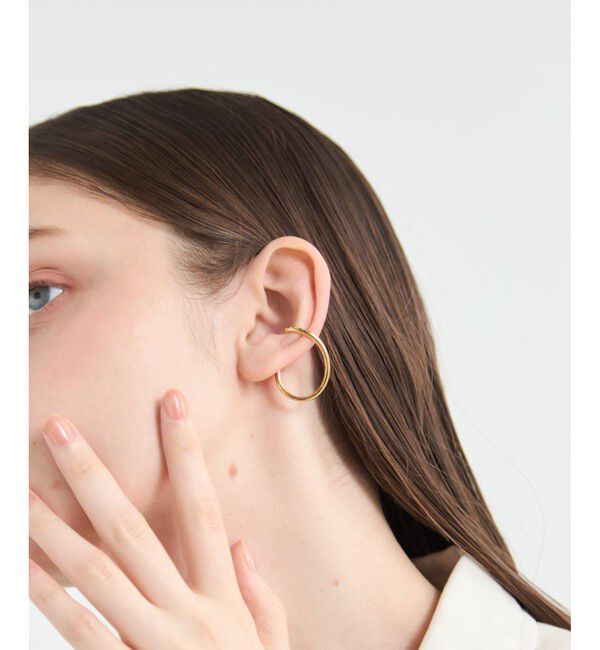 ete「[シェイドカフ] プレーン S イエローゴールド」|イヤーカフ|