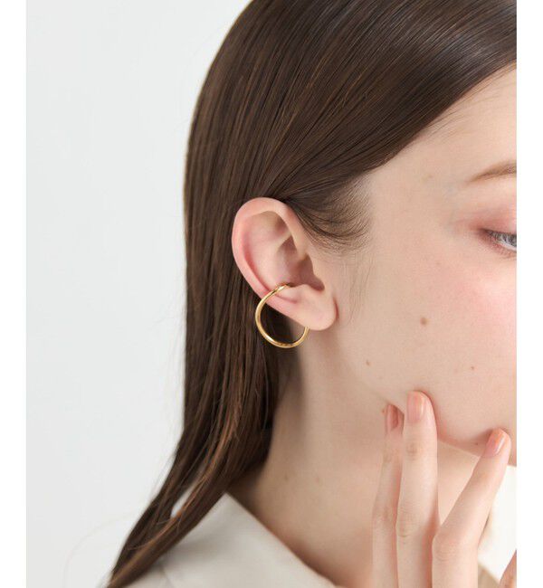 ete「[シェイドカフ] プレーン S イエローゴールド」|イヤーカフ|