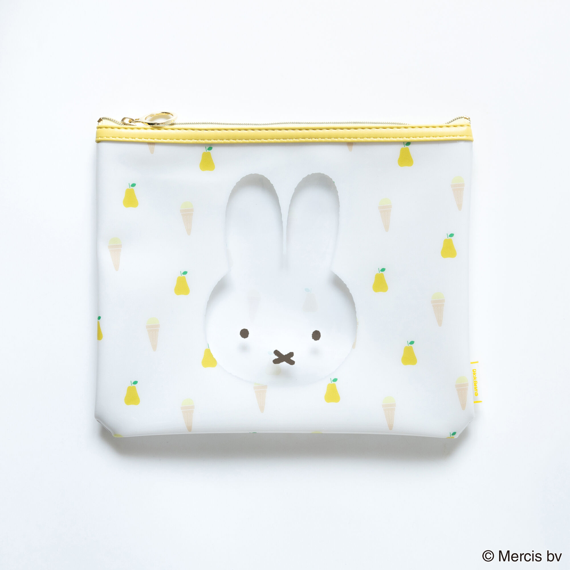  「MIFFY FRUIT フラットポーチ」|ポーチ|YEL