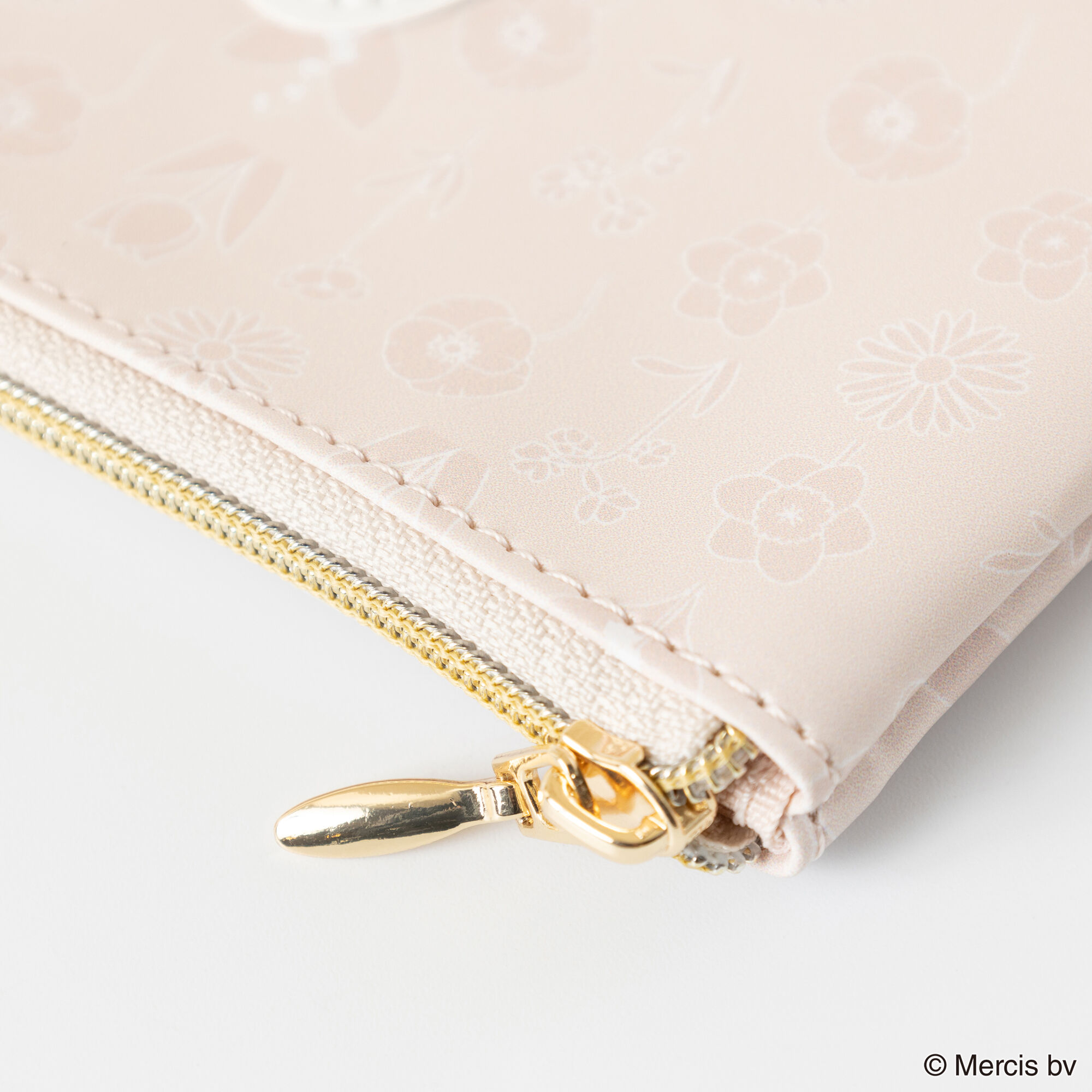  「MIFFY FLOWER APPLIQUE フラットポーチ」|ポーチ|