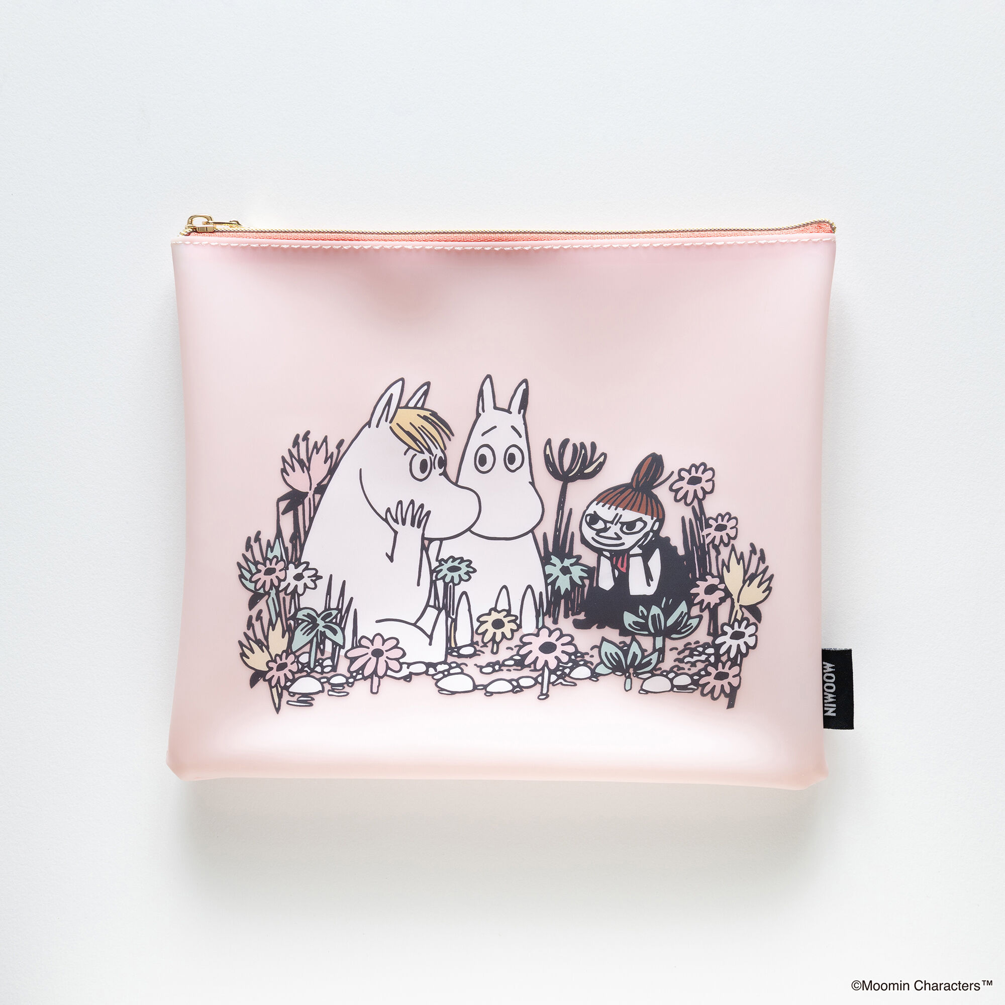  「MOOMIN COMIC MAT PVC フラットポーチ」|ポーチ|PNK