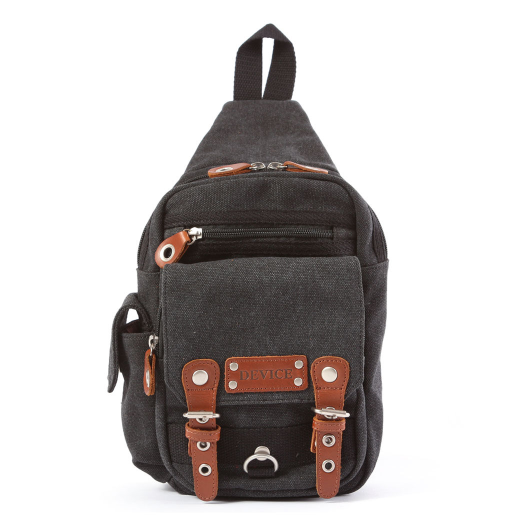 BACKYARD FAMILY「DEVICE デバイス ボディバック 斜め掛け 定番 ワンショルダー ウエストバッグ レディース」|ショルダー・メッセンジャー|ブラック1