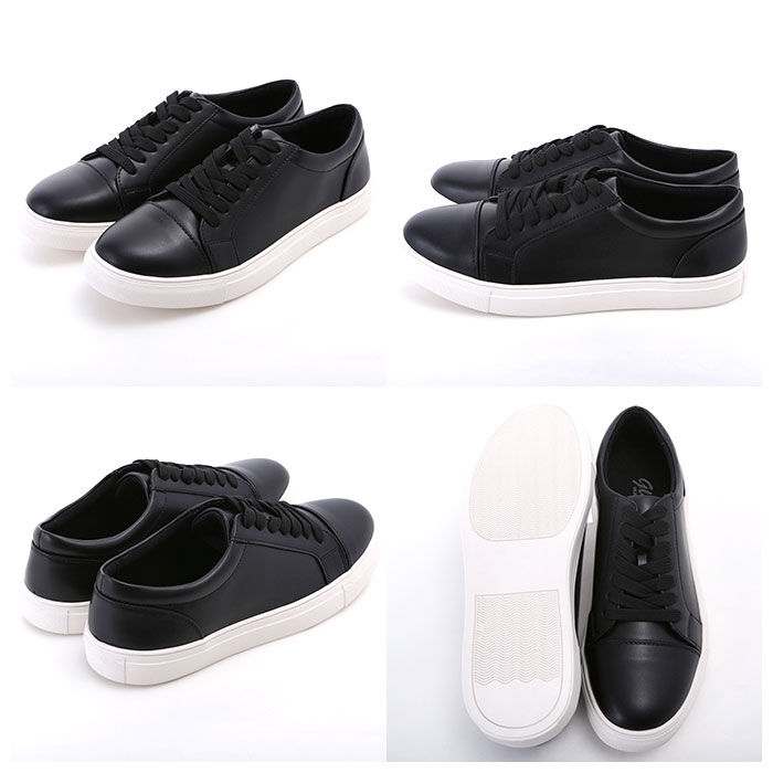 BACKYARD FAMILY「スニーカー メンズ 白 通販 黒 ホワイト ブラック ローカット レースアップ シンプル」|スニーカー|