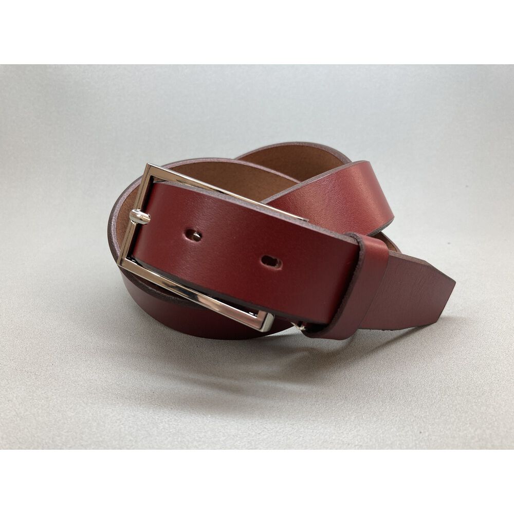BACKYARD FAMILY「ベルト メンズ 本革 通販 革工房いんのしま KIB208 牛革ベルト 本革ベルト レザーベルト」|ベルト|レッド1