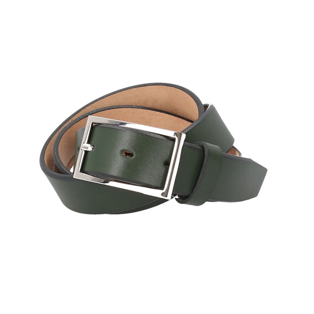 BACKYARD FAMILY「ベルト メンズ 本革 通販 革工房いんのしま KIB208 牛革ベルト 本革ベルト レザーベルト」|ベルト|グリーン1