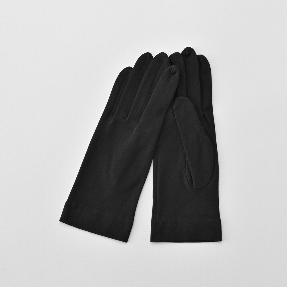 BACKYARD FAMILY「手袋 uv 通販 日本製 グローブ レディース 夏用 日焼け 抗菌 消臭 抗ウイルス 帯電防止効果」|手袋|ブラック1