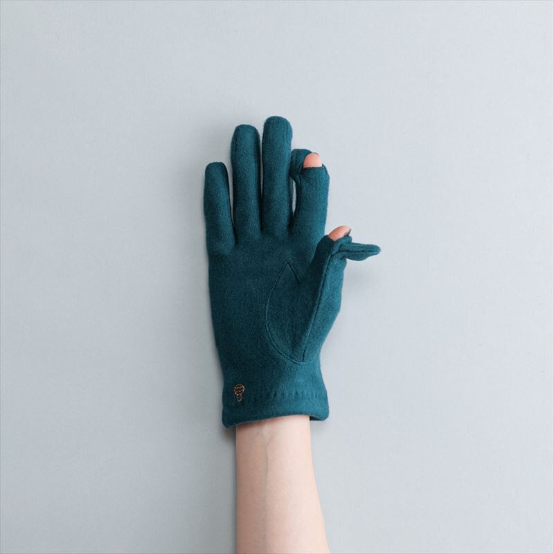 BACKYARD FAMILY「クロダ 手袋 レディース 通販 グローブ 手ぶくろ 暖かい かわいい 可愛い きのこ 刺繍 通勤」|手袋|